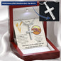 To My Farmer Dad - For All The Times - Personalized Cross Necklace
