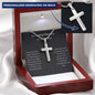 In Loving Memory Of Your Dad - Personalized Cross Necklace