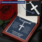 To My Husband - Personalized Cross Necklace