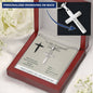 To My Gorgeous Daughter - Whenever You Feel Overwhelmed - Personalized Cross Necklace