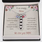 To An Amazing Mom - We Love You Mom - Peat To Your Pod Necklace