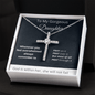 To My Gorgeous Daughter - Whenever You Feel - CZ Cross