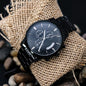My Man - Customized Black Chronograph Watch