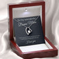 To My Wonderful Bonus Mom - Grateful For You - Forever Love Necklace