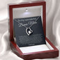 To My wonderful Bonus Mom - Forever Grateful - Forever Love Necklace