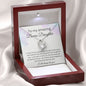 To My Amazing Bonus Daughter - I Will Always Love You - Forever Love Necklace
