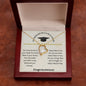 To A Beautiful Girl On Her Graduation Day - Forever Love Necklace