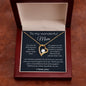 To My wonderful Mom - You Are My First Country - Forever Love Necklace