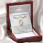 To My Amazing Bonus Daughter - I Will Always Love You - Forever Love Necklace