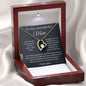 To My wonderful Mom - You Are My First Country - Forever Love Necklace