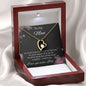 To My Mom - For All The Times - Forever Love Necklace