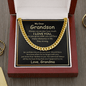 My Dear Grandson - Cuban Link Chain Necklace