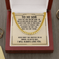 To My Son - Cuban Link Chain Necklace