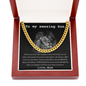 To My Amazing Son - Love Mum - Cuban Link Chain Necklace