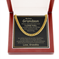 My Dear Grandson - Cuban Link Chain Necklace