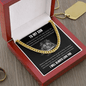 To My Son - Home Is Where Your Roots Are - Cuban Link Chain Necklace