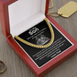 To My Son - When You Wear This Necklace Always Remember - Cuban Link Chain Necklace