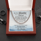 My Dear Grandson - Cuban Link Chain Necklace