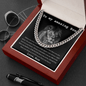 To My Amazing Son - Love Mum - Cuban Link Chain Necklace