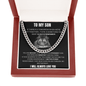 To My Son - If There Is A Tomorrow - Cuban Link Chain Necklace