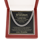 My Dear Grandson - Cuban Link Chain Necklace