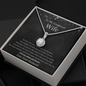 To My Gorgeous Wife - The Day I Met You - Eternal Hope Necklace