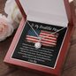 To My Beautiful Mom - Behind Every Soldier - Eternal Hope Necklace