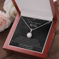 To My Gorgeous Wife - The Day I Met You - Eternal Hope Necklace