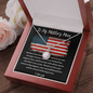 To My Military Mom - Eternal Hope Necklace
