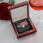 To My Military Mom - Eternal Hope Necklace