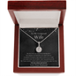To My Gorgeous Wife - The Day I Met You - Eternal Hope Necklace