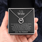 To My Wife -Each Second Of The Day - Lucky In Love Necklace