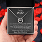 To My Wife -Each Second Of The Day - Lucky In Love Necklace