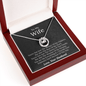 To My Wife -Each Second Of The Day - Lucky In Love Necklace