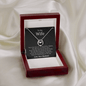 To My Wife -Each Second Of The Day - Lucky In Love Necklace