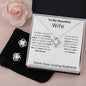 To My Beautiful Wife - The Day I Met You - Love Knot Earring & Necklace Set
