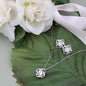 To My Beautiful Wife - The Day I Met You - Love Knot Earring & Necklace Set