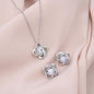 To My Beautiful Wife - The Day I Met You - Love Knot Earring & Necklace Set