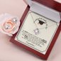 She Believed -Love Knot Earring & Necklace Set