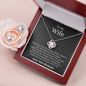 To My Wife - You're Not Just The Mother - Love Knot Earring & Necklace Set