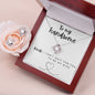 To My Handsome Bride - Love Knot Earring & Necklace Set