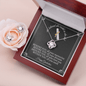 She Believed She Could So She Did - Love Knot Earring & Necklace Set