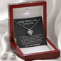 Happy Mother's Day To My Wife - Love Knot Earring & Necklace Set