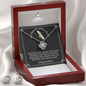 She Believed She Could So She Did - Love Knot Earring & Necklace Set