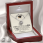 She Believed -Love Knot Earring & Necklace Set