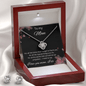 To My Mom - For All The Times - Love Knot Earring & Necklace Set