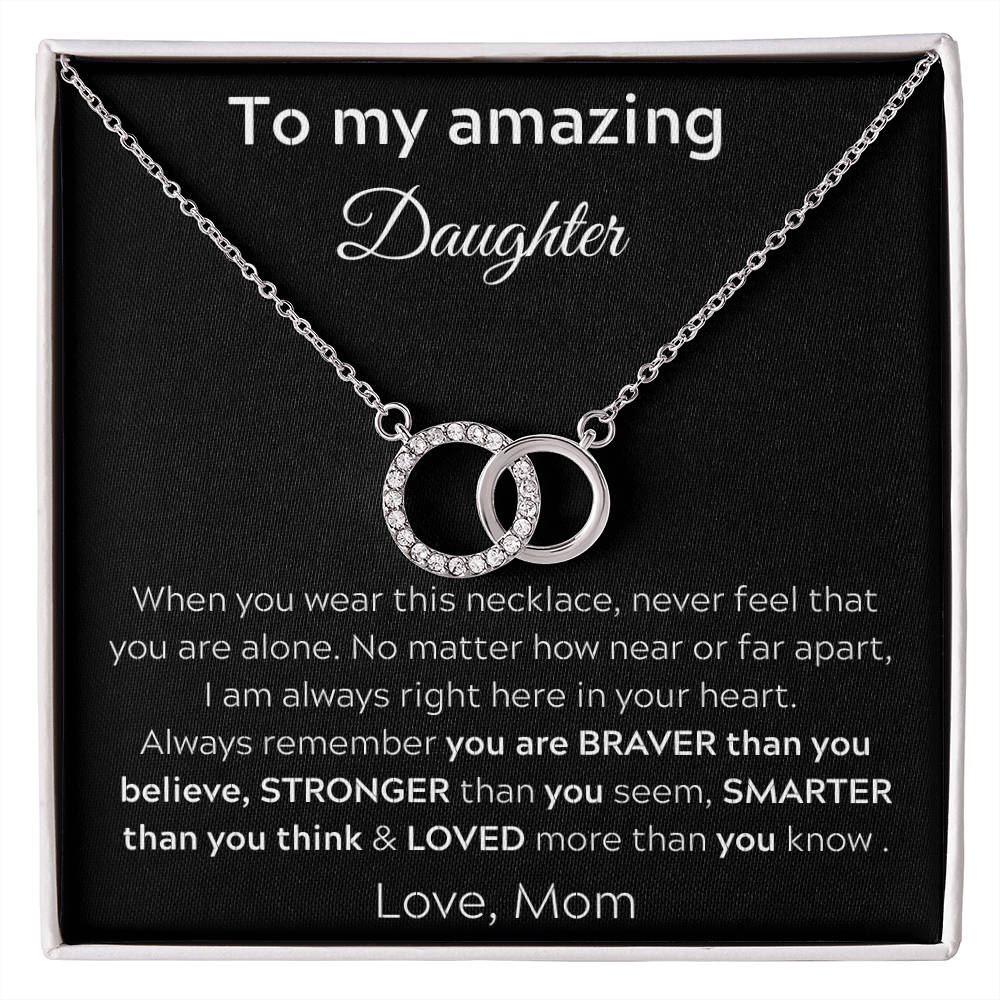 To My Amazing Daughter - When You Wear This Necklace - Perfect Pair Necklace