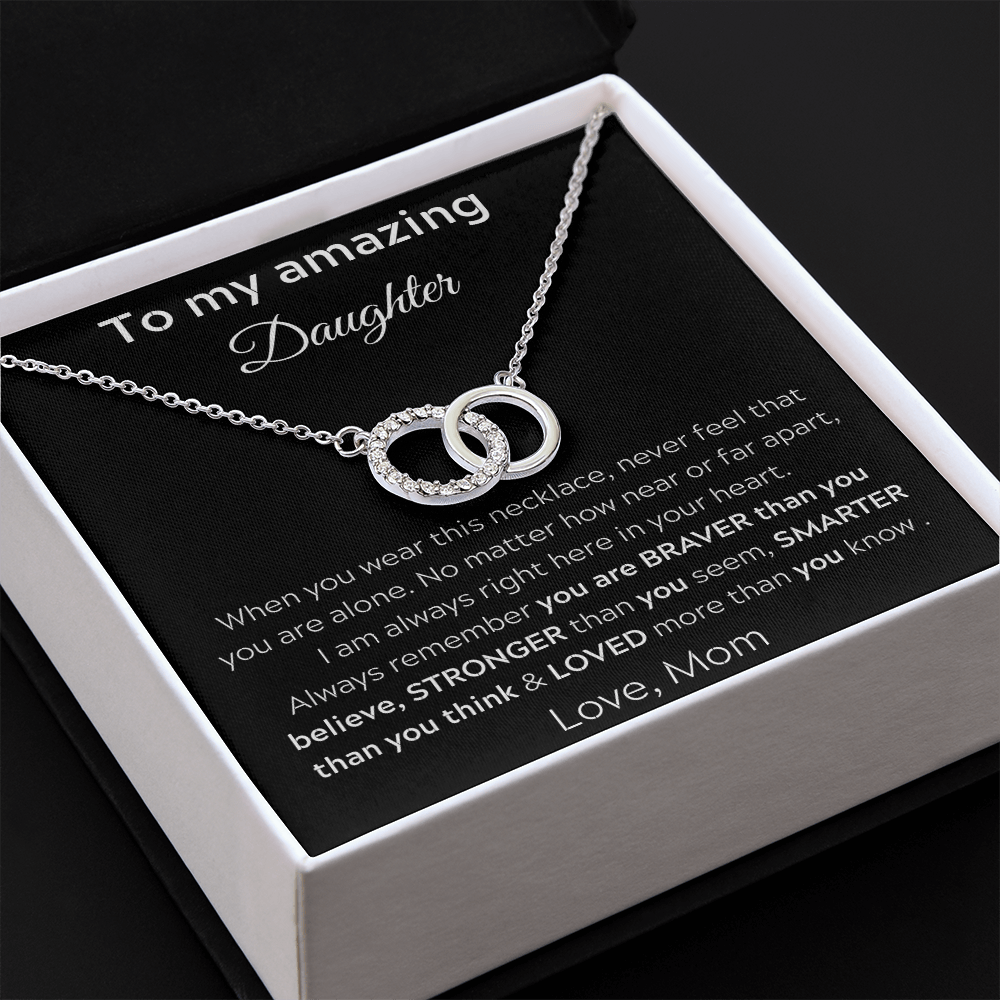 To My Amazing Daughter - When You Wear This Necklace - Perfect Pair Necklace