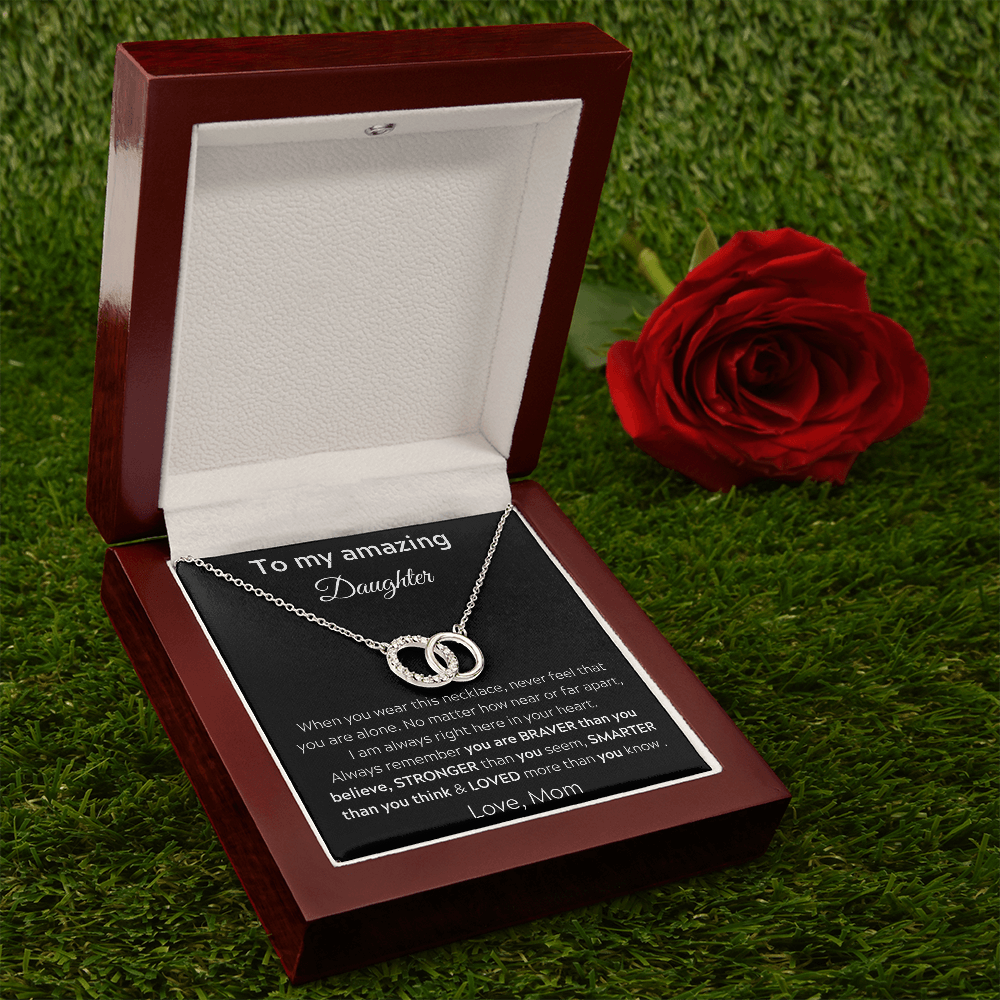 To My Amazing Daughter - When You Wear This Necklace - Perfect Pair Necklace
