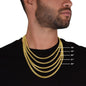 To My Trucker Husband - No Matter How Far - Cuban Link Chain Necklace